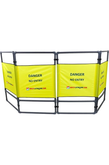 Hi-Viz Safety Barrier with 4 panels