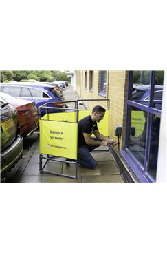 Hi-Viz Safety Barrier with 4 panels