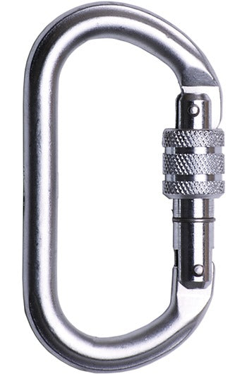 Karabiner Screw Lock ( steel ) AZ011