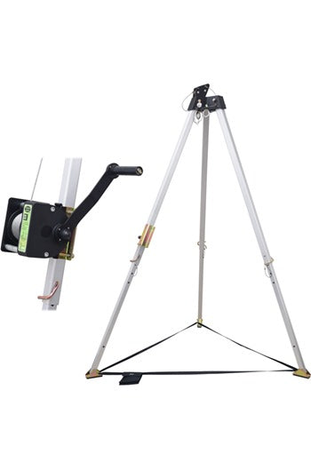 Kratos Safety Confined Space Rescue Kit c/w 20mtr Rescue Winch, Gas Detector, Breathing Apparatus & Harness..