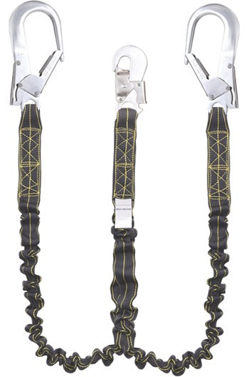 Kratos Safety FA3040620 Revolta 2mtr Forked Energy Absorbing Stretching Lanyard
