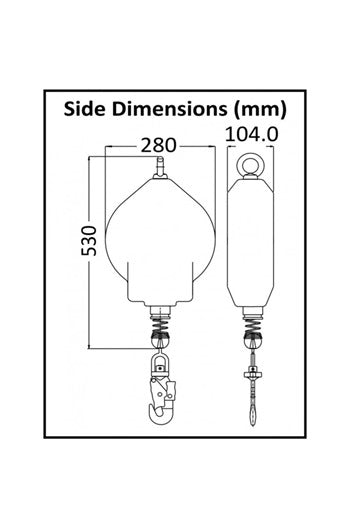 Kratos Safety LA500 500kg Load Arrestor x 10mtr