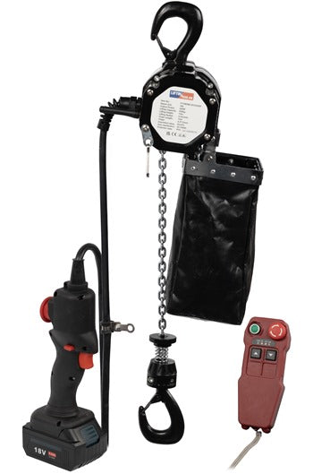 LiftinGear 250kg Battery Powered Electric Chain Hoist 10mtr Lifting Height
