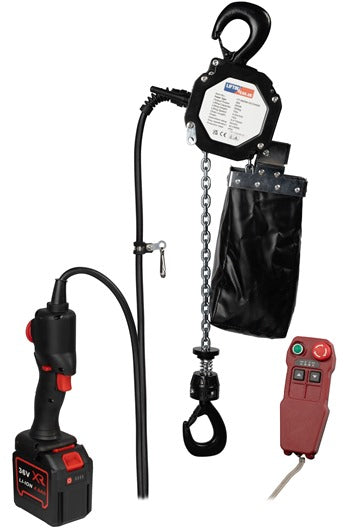 LiftinGear 500kg Battery Powered Electric Chain Hoist 10mtr Lifting Height