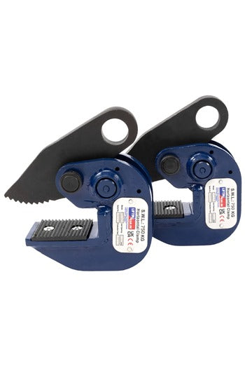 LiftinGear Horizontal Plate Clamp sizes from 1.5t to 5t (p/p)