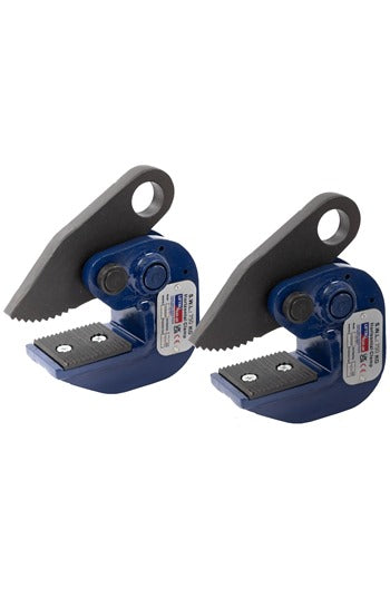 LiftinGear Horizontal Plate Clamp sizes from 1.5t to 5t (p/p)