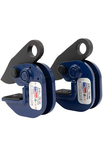 LiftinGear Horizontal Plate Clamp sizes from 1.5t to 5t (p/p)
