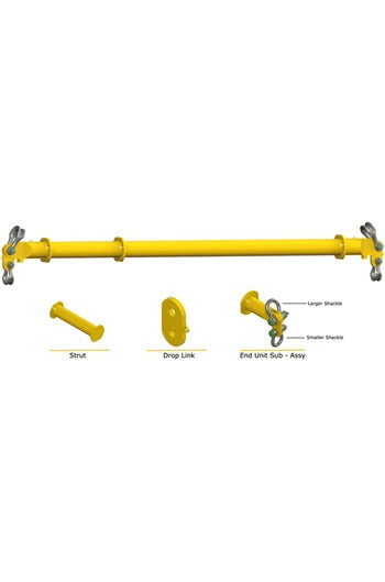 MOD24 Spreader Beam 24tonne 1.5mtr to 6mtr