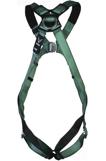 MSA V-FORM 2-point Quick Release Full Body Safety Harness Bayonet Buckles