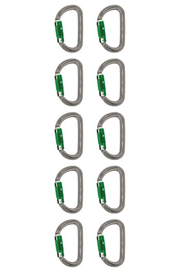 Pack of 10x PETZL M34APL Am'D PIN-LOCK Karabiner