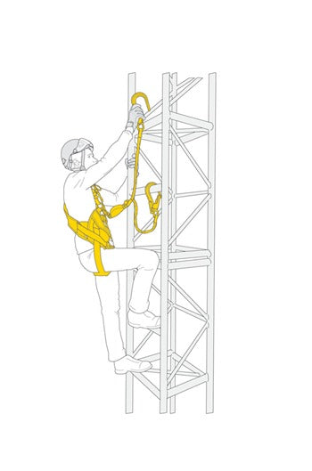 PETZL K095AA ABSORBICA-Y Fall Arrest Kit