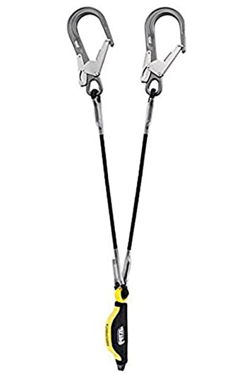 PETZL L64YAM80 80cm ABSORBICA Double Lanyard