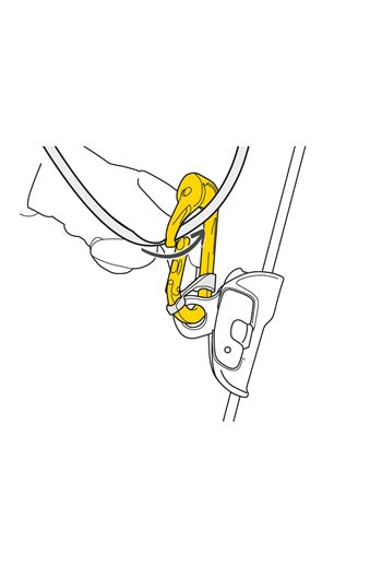 PETZL P74TL Rollclip Triact Lock Pulley Carabiner