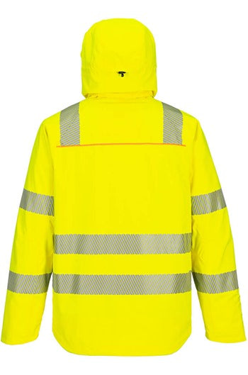 Portwest DX462 Hi-Vis Rain Jacket Yellow