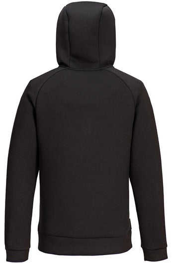 Portwest DX467 Quarter Zip Hoodie Black