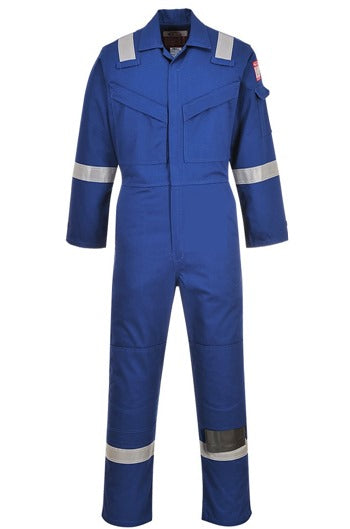 Portwest FR50 Royal Blue Flame Resistant Anti-Static Coverall 350g