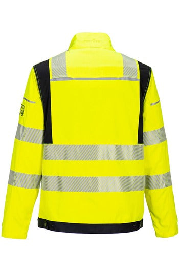 Portwest FR714 Yellow/Black PW3 FR Hi-Vis Work Jacket
