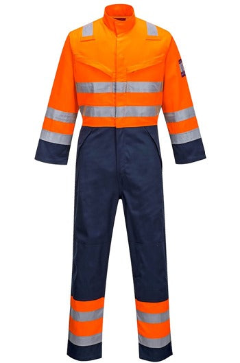 Portwest MV29 Orange/Navy Modaflame RIS Coverall