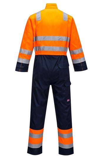 Portwest MV29 Orange/Navy Modaflame RIS Coverall