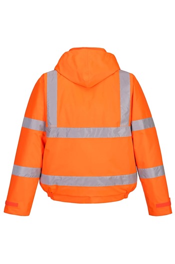 Portwest S463 Hi-Vis Winter Bomber Jacket Orange