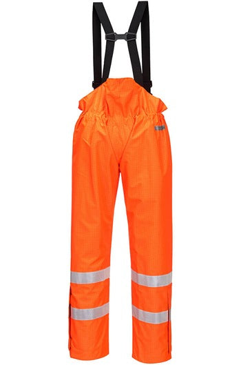 Portwest S780 Orange Bizflame Rain Unlined Hi-Vis Antistatic FR Trousers