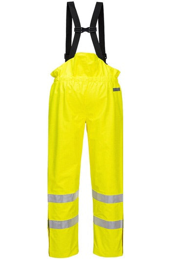 Portwest S780 Yellow Bizflame Rain Unlined Hi-Vis Antistatic FR Trousers