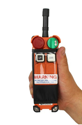 Radio Controlled Electric hoist 250kg, 240 volt c/w bag.