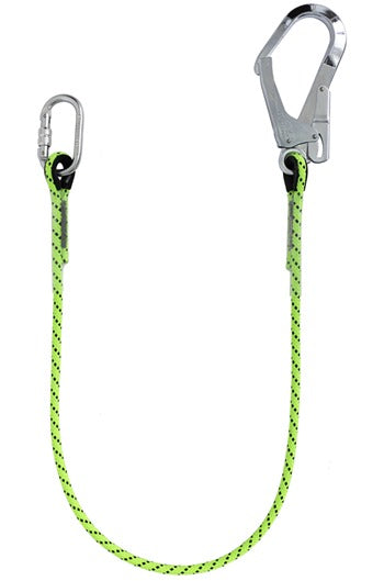 Restraint Lanyard with Karabiner & Scaffold Hook (1m, 1.5m or 2m)
