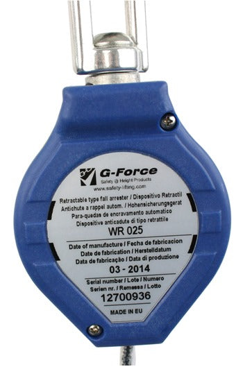 Retractable Fall Arrester 2.4mtrs Max Load 140 KG