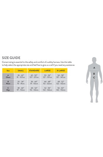 Ridgegear RGH5 High Visibility Rescue Harness