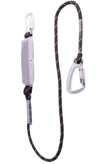 Ridgegear RGL11 1.7mtr Kernmantle Rope Lanyard & Shock Absorber