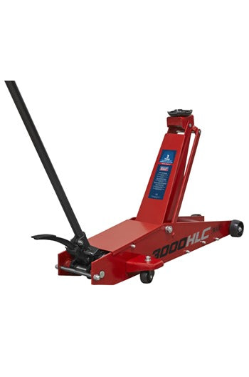 Sealey 3000HLC 3tonne Long Reach High Lift Trolley Jack