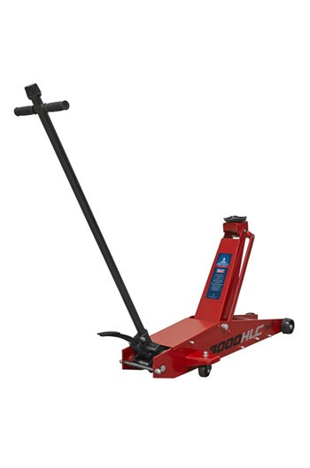 Sealey 3000HLC 3tonne Long Reach High Lift Trolley Jack