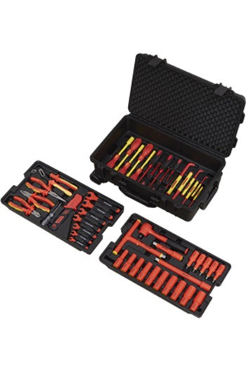 Sealey AK7939 1000V Insulated Tool Kit 1/2"Sq Drive 49pc