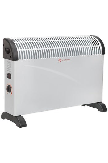 Sealey CD2005 Convector Heater 2000W/230V 3 Heat Settings Thermostat