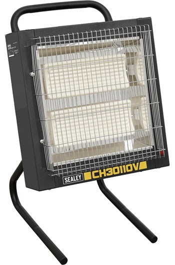 Sealey CH30110V Ceramic Heater 1.2/2.4kW 110V