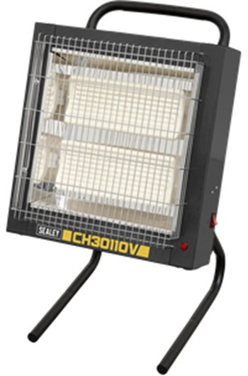 Sealey CH30110V Ceramic Heater 1.2/2.4kW 110V