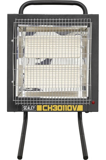 Sealey CH30110V Ceramic Heater 1.2/2.4kW 110V