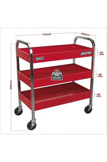 Sealey CX103 3-Level Heavy Duty Trolley
