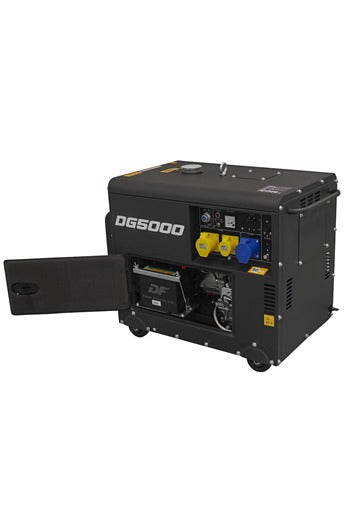Sealey DG5000 Diesel Generator 4-Stroke Engine 5000W 110/230V