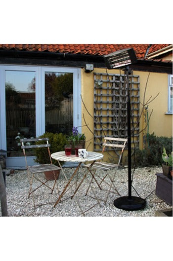 Sealey IFSH2003 Infrared Quartz Patio Heater 2000W/230V with Telescopic Floor Stand