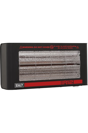 Sealey IR12 Infrared Quartz Heater Wall Mounting 1.2W/230V