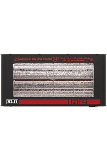 Sealey IR12 Infrared Quartz Heater Wall Mounting 1.2W/230V