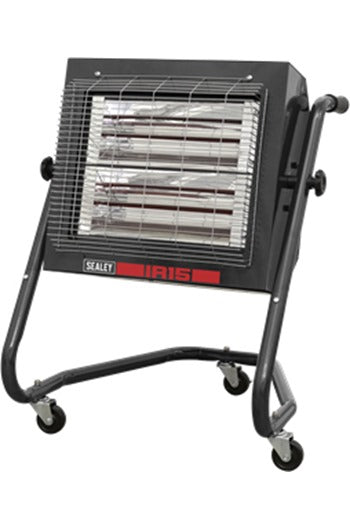 Sealey IR15 Infrared Halogen Heater 1.4/2.8kW 230V