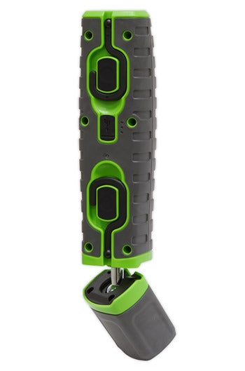 Sealey LED3606G Rechargeable 360° Inspection Lamp 15W & 3W SMD LED Green 2 x Lithium-ion