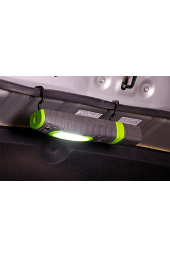 Sealey LED3606G Rechargeable 360° Inspection Lamp 15W & 3W SMD LED Green 2 x Lithium-ion