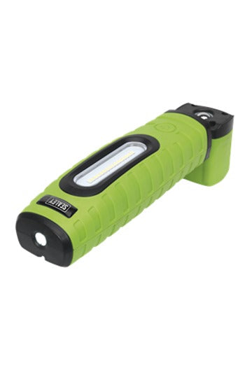 Sealey LED360PLUSG Rechargeable 360° Inpsection Light 10W & 3W SMD LED Green 2 x Lithium-ion