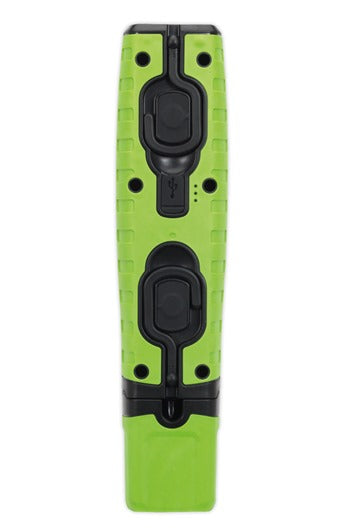 Sealey LED360PLUSG Rechargeable 360° Inpsection Light 10W & 3W SMD LED Green 2 x Lithium-ion