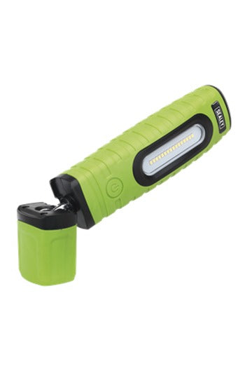 Sealey LED360PLUSG Rechargeable 360° Inpsection Light 10W & 3W SMD LED Green 2 x Lithium-ion