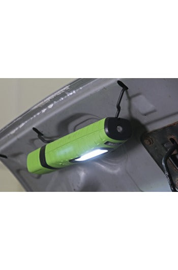 Sealey LED360PLUSG Rechargeable 360° Inpsection Light 10W & 3W SMD LED Green 2 x Lithium-ion